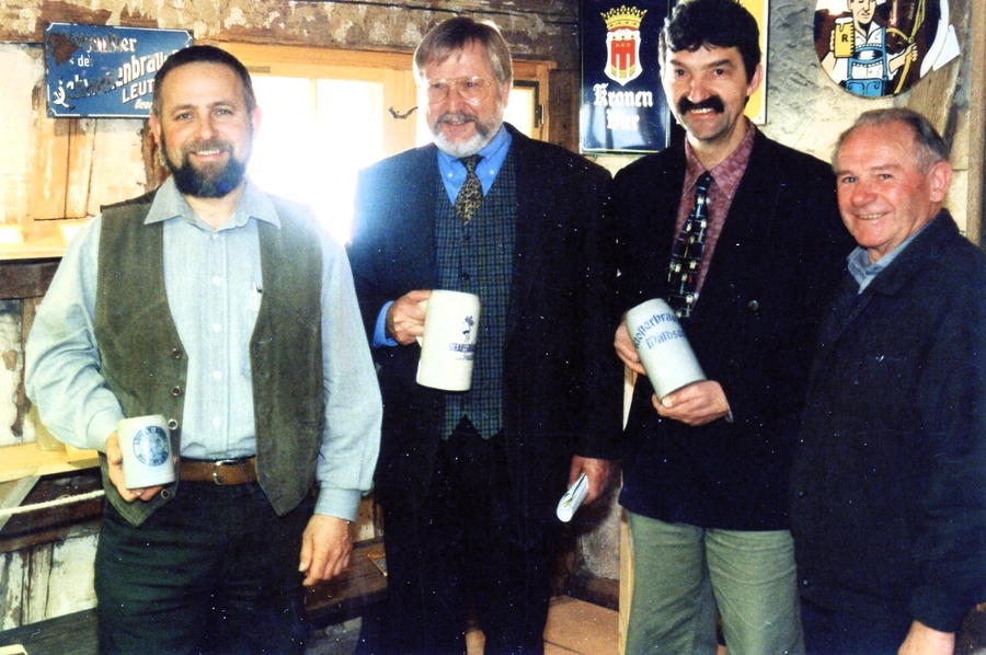 Bierfreunde unter sich