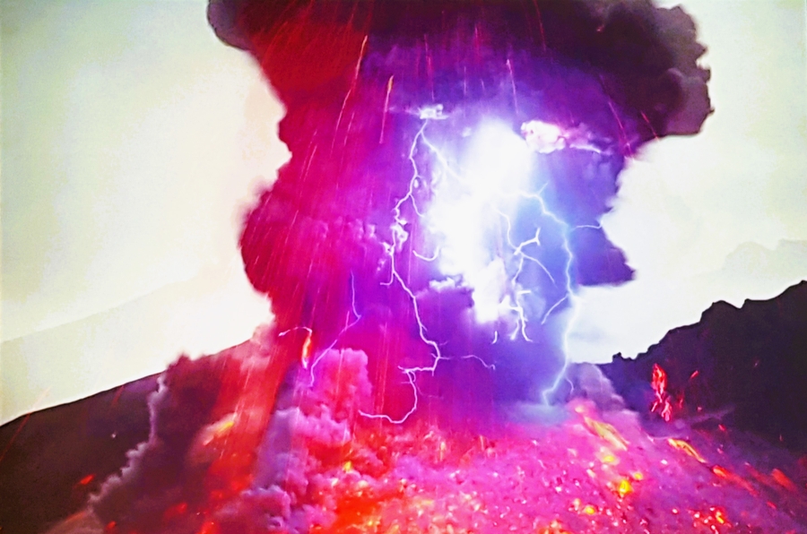 Vulkanisches Gewitter Vulkanisches Gewitter