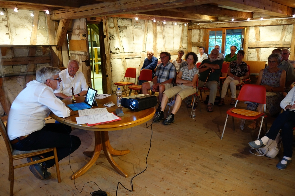 Aufmerksame und sehr interessierte Zuhörerschaft