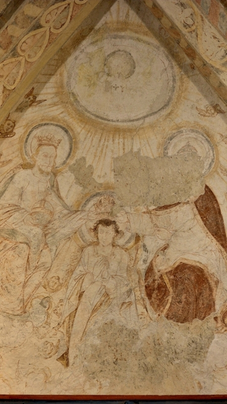 Wertvolle Kalkmalereien um 1300